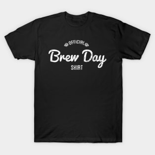 Official Brew Day Shirt Craft Beer Home Brewing Gift T-Shirt